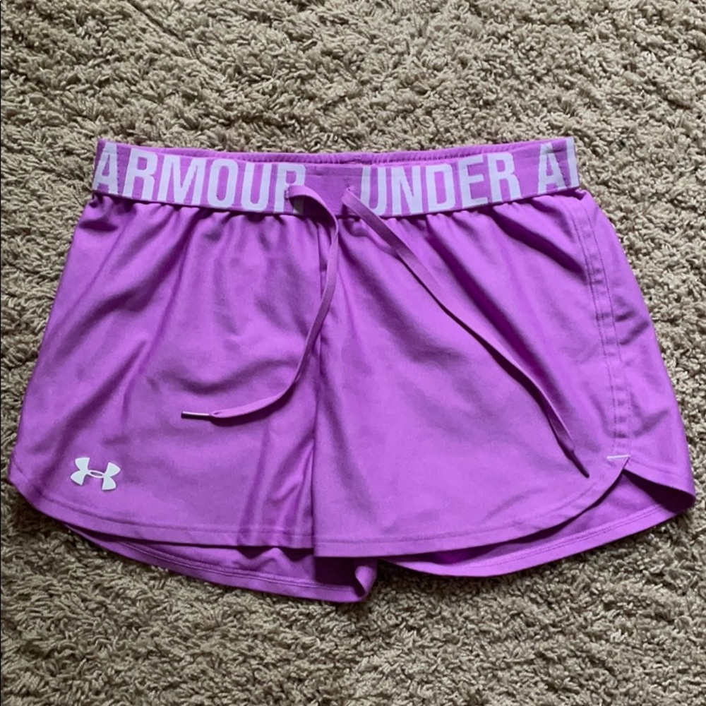 Under Armour Purple Athletic Shorts